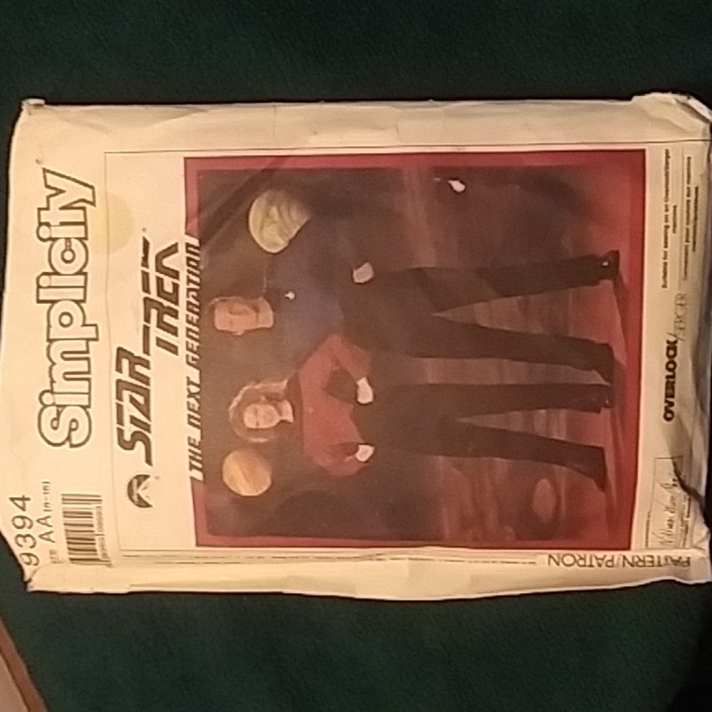 Star Trek Next Generation Simplicity Pattern